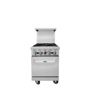 AGR-4B 24" 4-Burner Range with (1) 20" Wide Oven, Gas